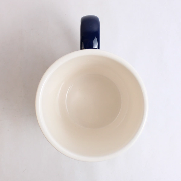 Bico Multicolor Abstract Floral Pattern Large Ceramic Coffee Mug Microwaveable