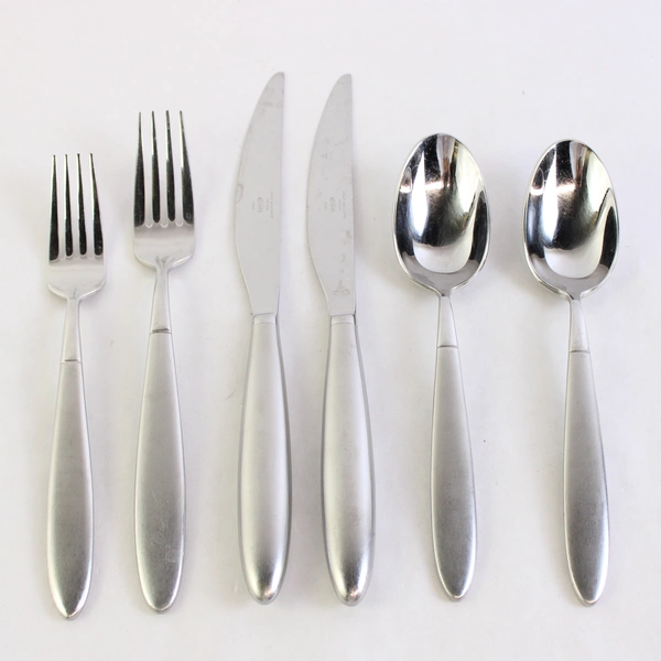 6 Piece Lot Elia Nick Holland ELQ5 Stainless Steel Utensils