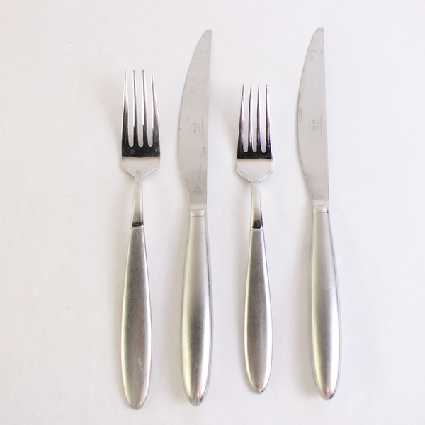 6 Piece Lot Elia Nick Holland ELQ5 Stainless Steel Utensils