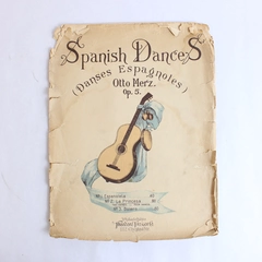 Antique 1899 Spanish Dances Otto Merz. Op 5. Music Sheet
