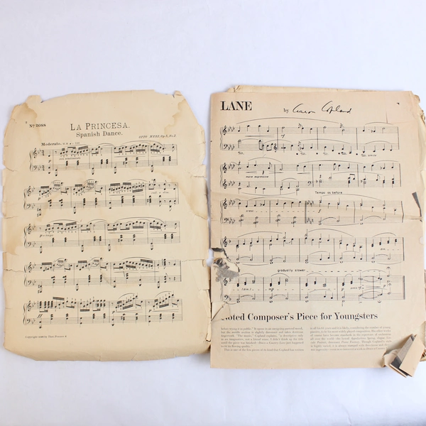Antique 1899 Spanish Dances Otto Merz. Op 5. Music Sheet