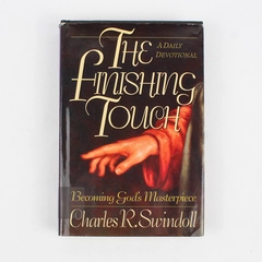 The Finishing Touch by Charles R Swindoll 1994 HC Ex-Library Book Daily Devotion