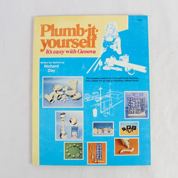 Vintage Plumb-It-Yourself It's Easy With Genova by Richard Day 1978 Paperback