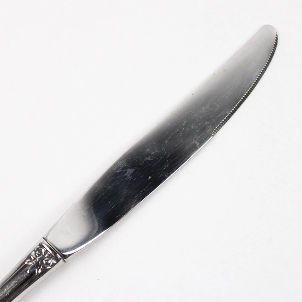 Set of 6 Oneida Renoir-Pembrooke Stainless Steel Hollow Dinner Knives