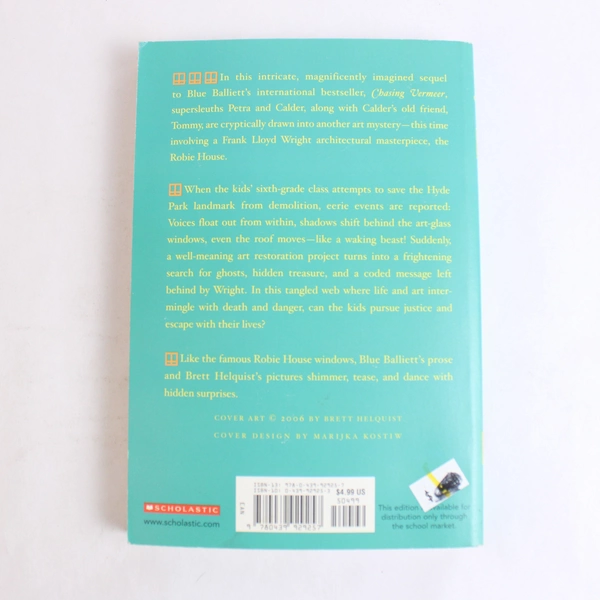 The Wright 3 Blue Balliett 2006 Paperback Scholastic