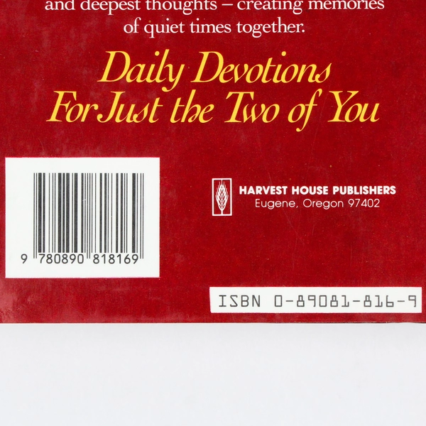 Quiet Times for Couples by H Norman Wright 1990 Hardcover DJ Ex-Library Book