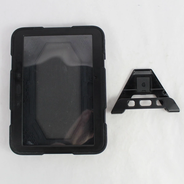 Survivor Cover/Case Black Hard Plastic With Stand Fits Samsung Galaxy Tab 4