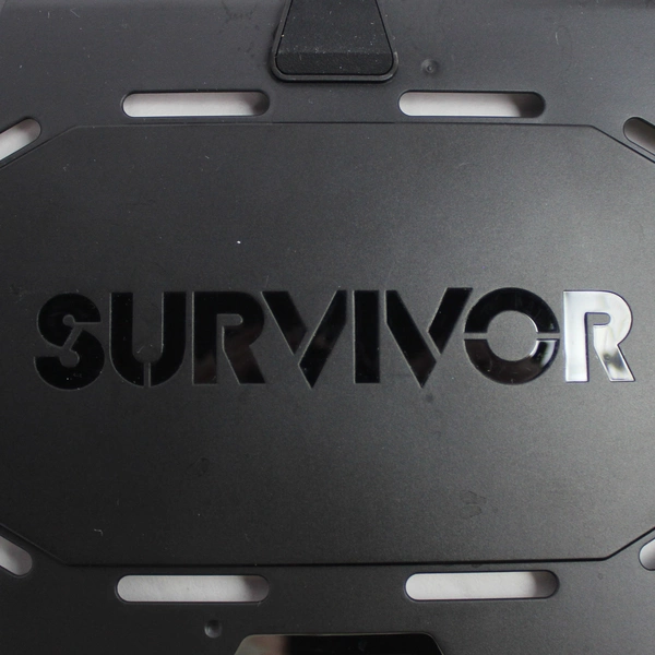 Survivor Cover/Case Black Hard Plastic With Stand Fits Samsung Galaxy Tab 4