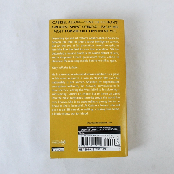 Gabriel Allon: The Black Widow by Daniel Silva, 2017 HarperCollins Paperback