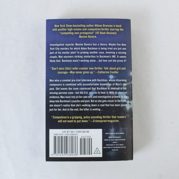 Allison Brennan Compulsion Maxine Revere Series Paperback Book 2016