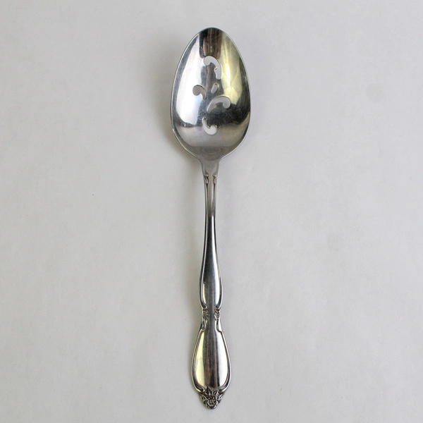 Oneida Chatelaine Stainless Steel Pierced Serving Spoon