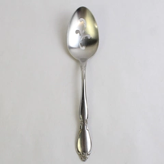 Oneida Chatelaine Satin Stainless Steel Pierced Serving Spoon
