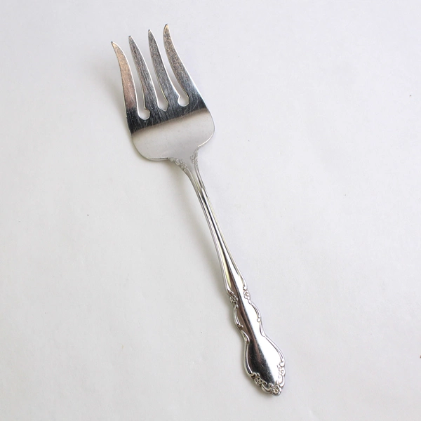 Set of 2 Oneida Stainless Steel Cold Meat Serving Forks