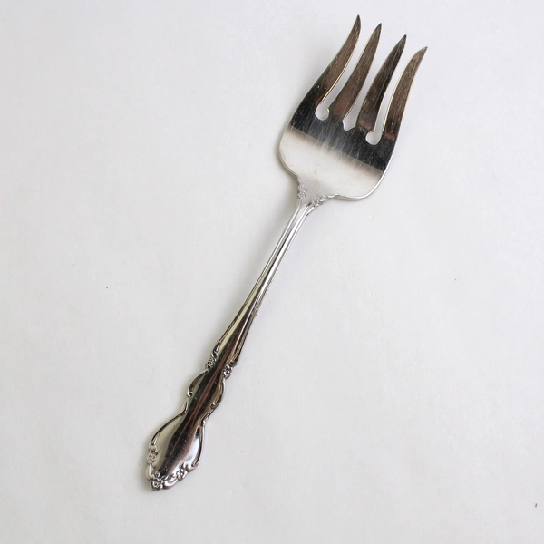 Set of 2 Oneida Stainless Steel Cold Meat Serving Forks