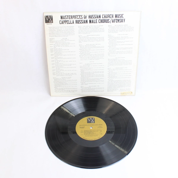 Vtg Masterpieces Of Russian Church Music From The Cappella Russian Male Chorus 
