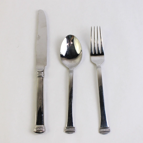 Lot of 3 Towle Classique Stainless Steel Place Fork Hollow Knife Soup Spoon