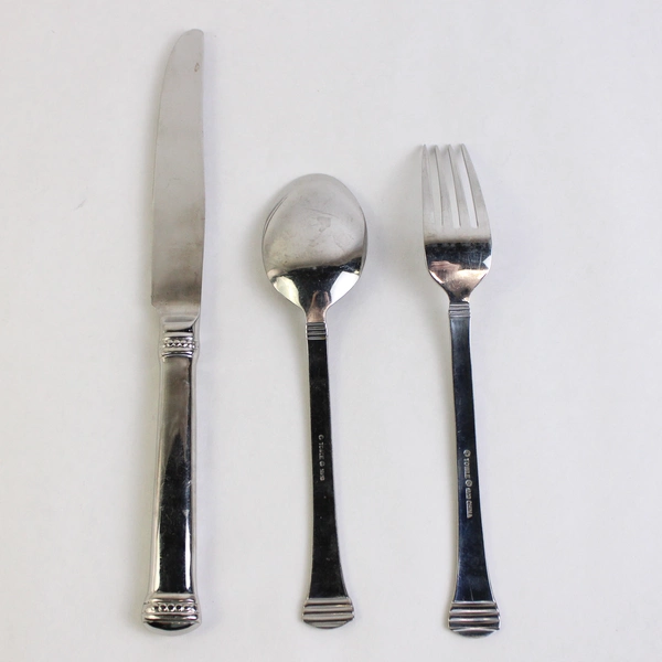 Lot of 3 Towle Classique Stainless Steel Place Fork Hollow Knife Soup Spoon