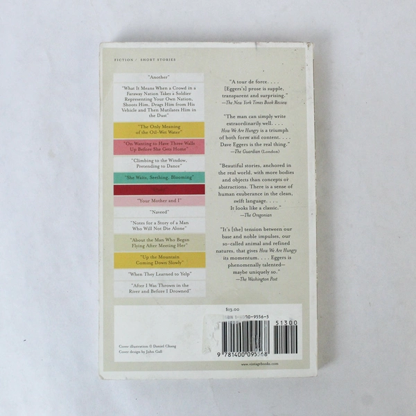 How We Are Hungry by Dave Eggers 2004 Paperback - Good Condition