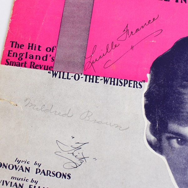 Vintage 1928 Sheet Music I Never Dreamt You'd Fall in Love With Me