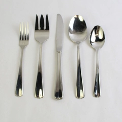 5 Pc Set Oneida Gala Impulse Stainless Steel Utensils