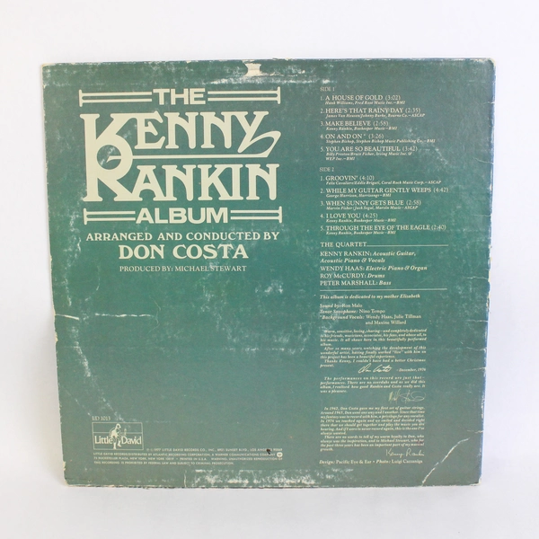 The Kenny Rankin Album 1977 Little David Records