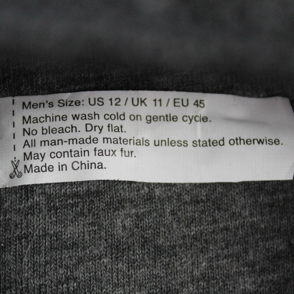 Ultraideas Indoor Slippers Simple Gray US Men's Size 12 