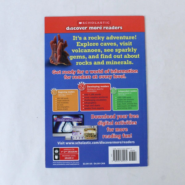 Scholastic Level 2 Rocks and Minerals by Gail Tuchman 2015 Paperback