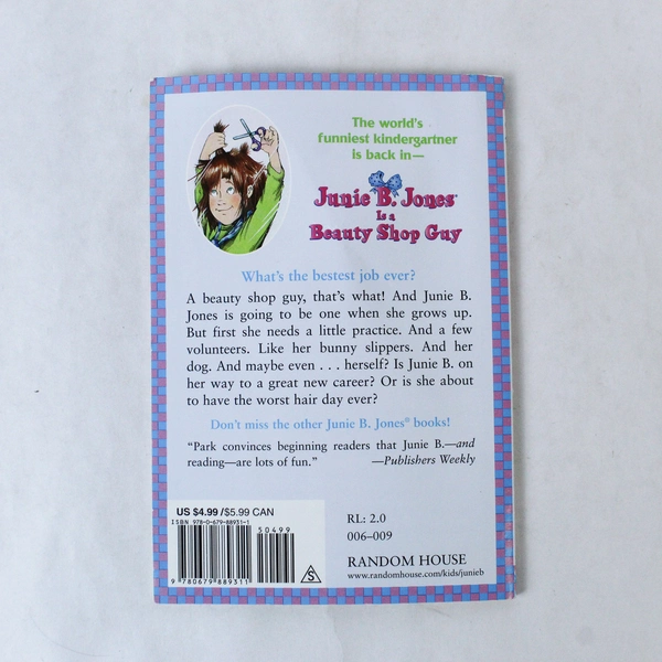 Junie B. Jones Is a Beauty Shop Guy #11 by Barbara Park 1998 Paperback