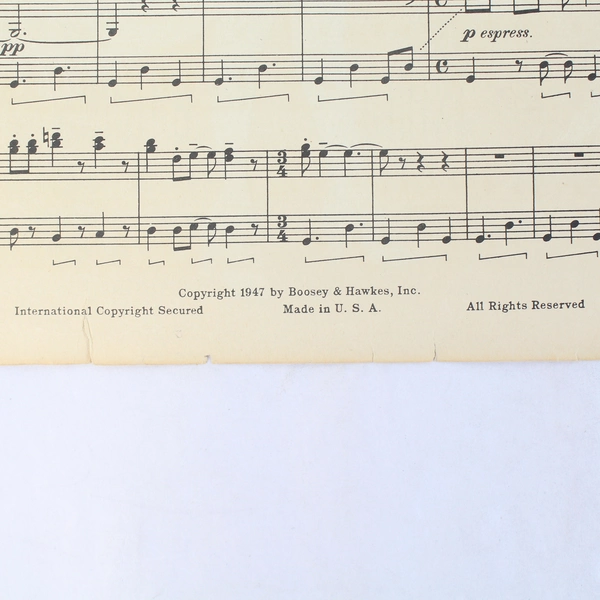 Fantasia Mexicana Vintage Sheet Music from the 1947 Movie Fiesta Esther Williams