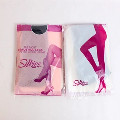 Lot of 2 Sealed Silkies Dark Navy Classic Ribbed Trouser Socks Size Regular