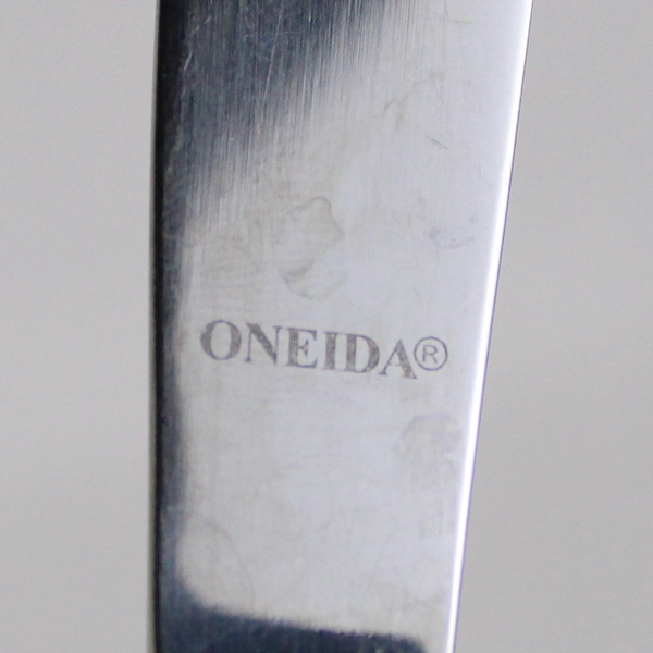 Set of 4 Oneida Colonial Boston Stainless Steel Hollow Dinner Knives