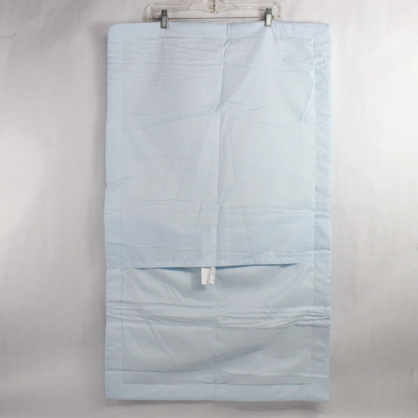 Set of 2 Baby Blue Oeko Tex Standard 100 Pillow Covers 20" x 36"