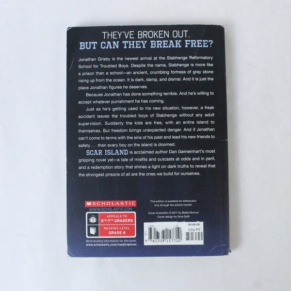 Scar Island by Dan Gemeinhart 2017 Paperback - Good Condition