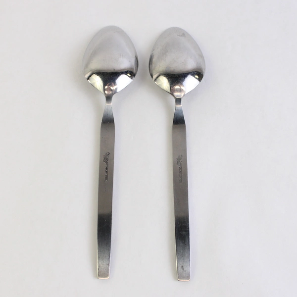 Lot of 2 Eldan ELD11 Stainless Steel Mexicali Rose Silverware Serving Spoons