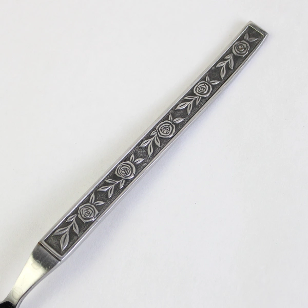 Lot of 2 Eldan ELD11 Stainless Steel Mexicali Rose Silverware Serving Spoons