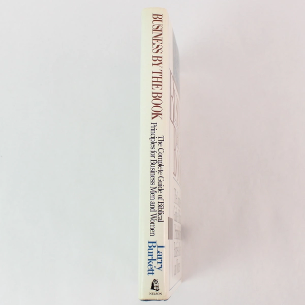 Business by the Book by Larry Burkett Complete Guide 1990 Hardcover Dust Jacket