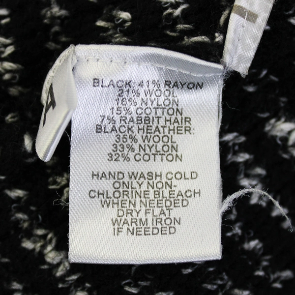 Ann Taylor Loft Black and White Knit Shrug Women's Size Medium