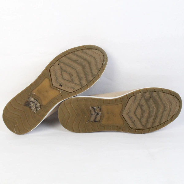 Nautica Women's Beige Lace Up Pull On Stretch Shoes Size 8