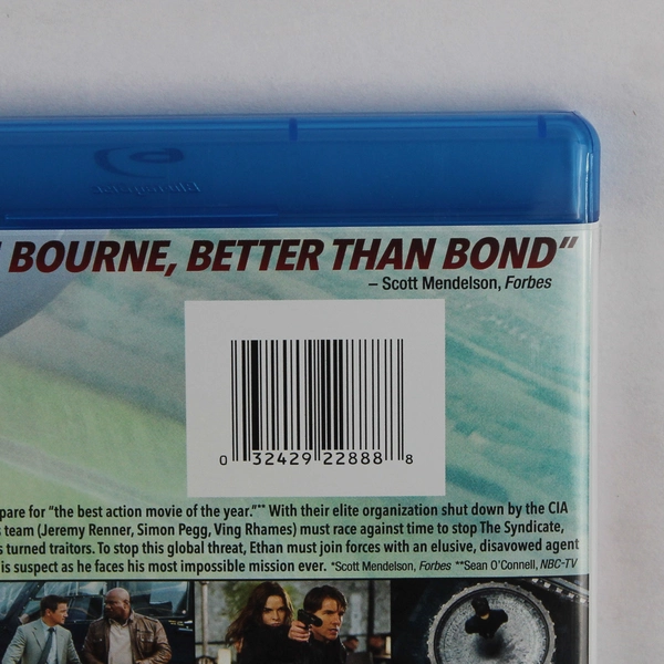 Mission: Impossible: Rogue Nation Blu-ray 2015 Director Christopher McQuarrie