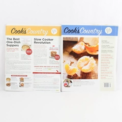 Set of 2 Cook's Country Magazines February/March 2010 Boston Common Press