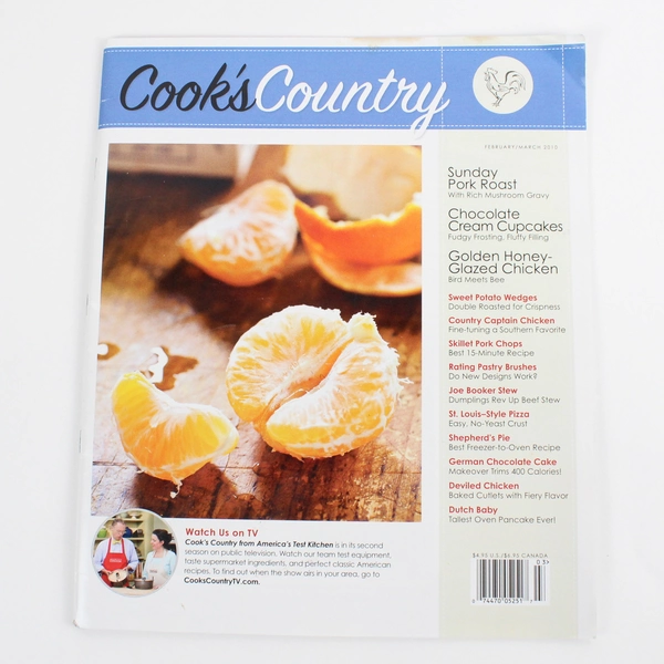 Set of 2 Cook's Country Magazines February/March 2010 Boston Common Press