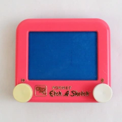 Ohio Art Pink Pocket Etch A Sketch Toy Classic Drawing Game