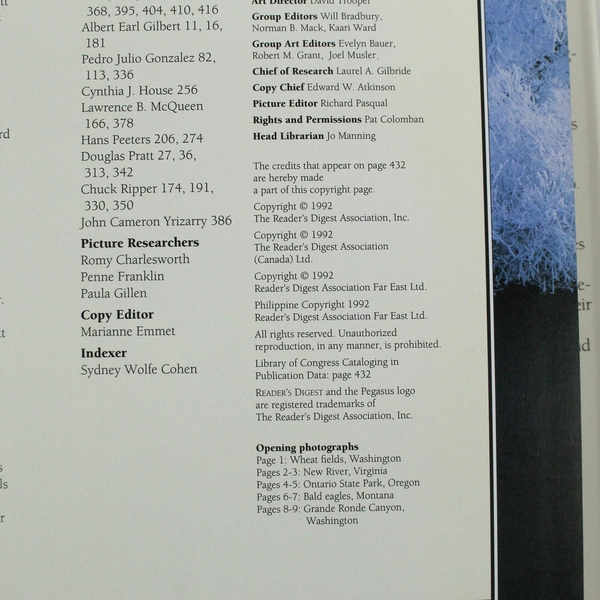 America Land of Beauty and Splendor 1992 Reader's Digest Association HC DJ