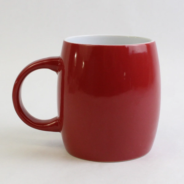 Starbucks Solid Red Ceramic Mug 14oz Coffee Tea Cup