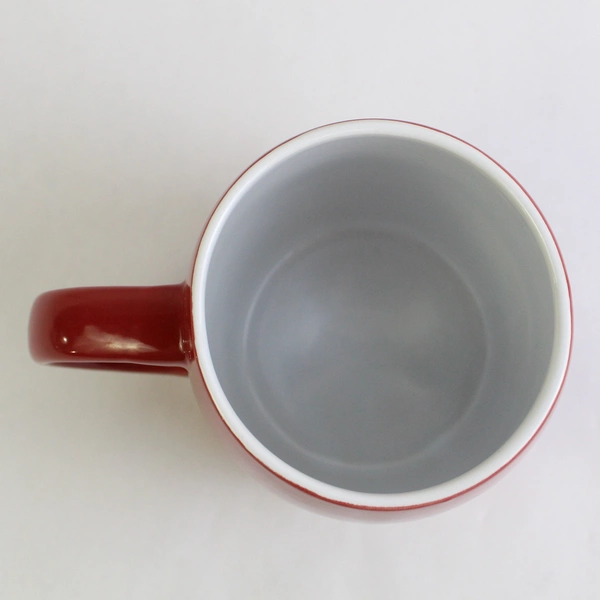 Starbucks Solid Red Ceramic Mug 14oz Coffee Tea Cup