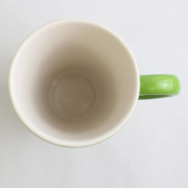 Hallmark Green Ceramic Christmas Coffee Mug Peace on Earth