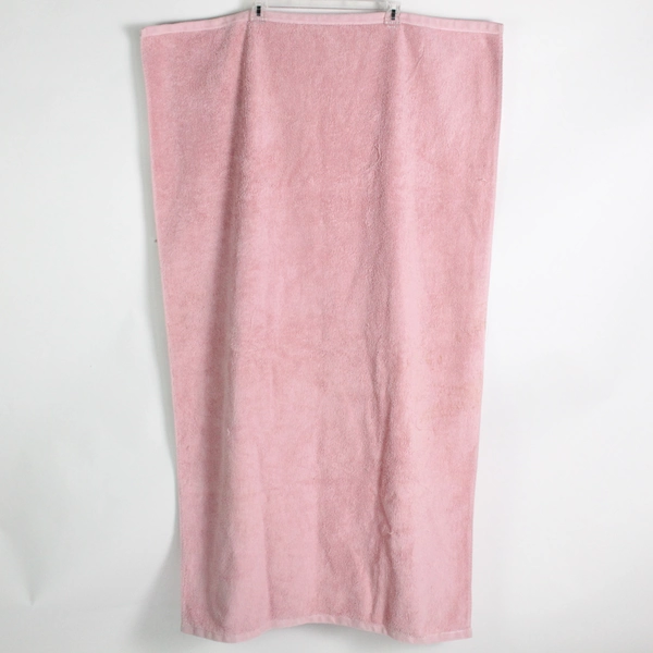 Liz Claiborne Shower Bath Towel Baby Pink Thick Cotton Bathroom Flawed
