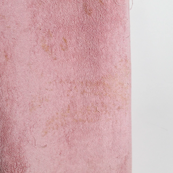 Liz Claiborne Shower Bath Towel Baby Pink Thick Cotton Bathroom Flawed