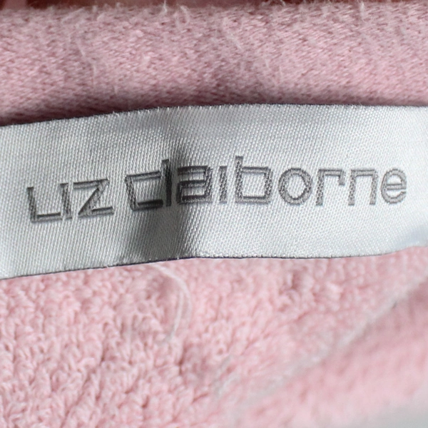 Liz Claiborne Shower Bath Towel Baby Pink Thick Cotton Bathroom Flawed