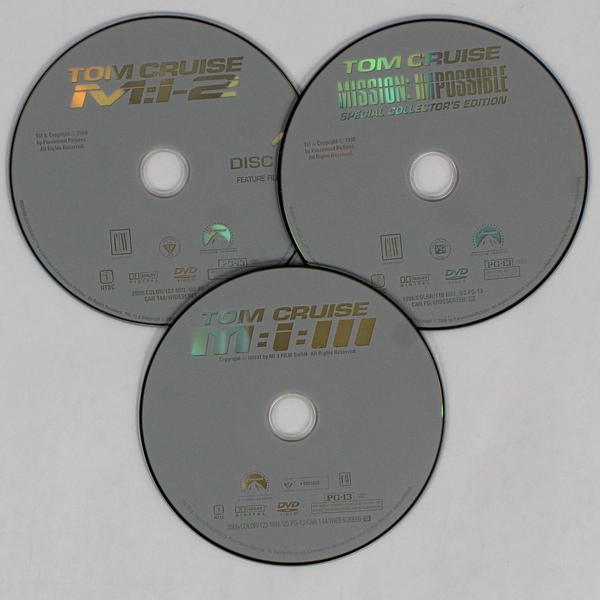 Mission: Impossible Extreme DVD Trilogy 2011 3 Disc Set